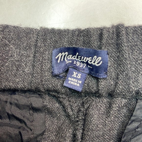 Madewell Drawstring Tux Pants Joggers Charcoal - Picture 5 of 8